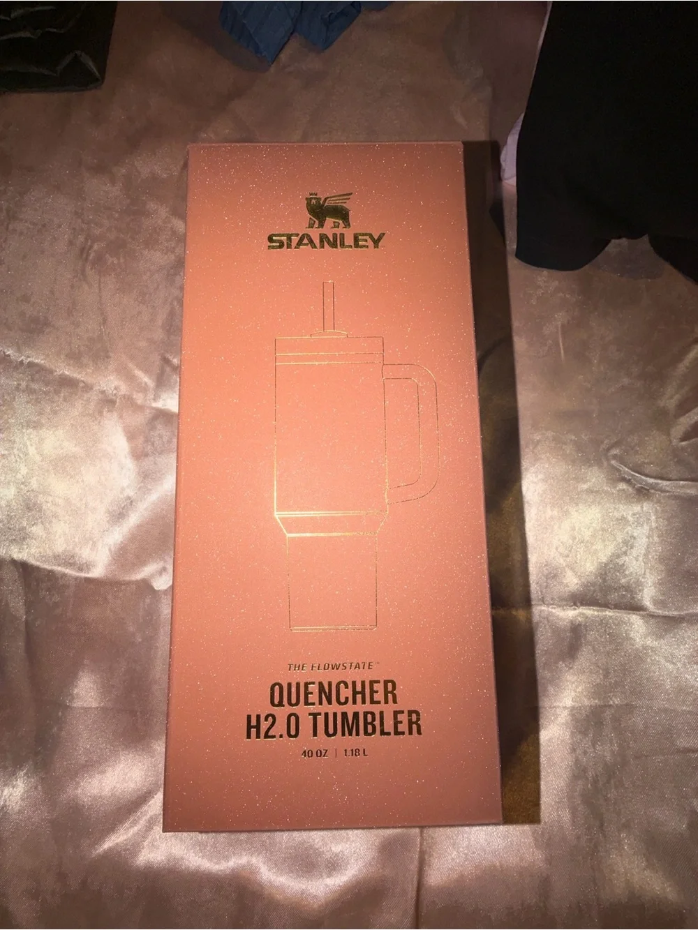LIMITED EDITION!! The Quencher H2.0 FlowState™ Tumbler | 40 OZ - Copper Tinsel - Picture 4 of 4